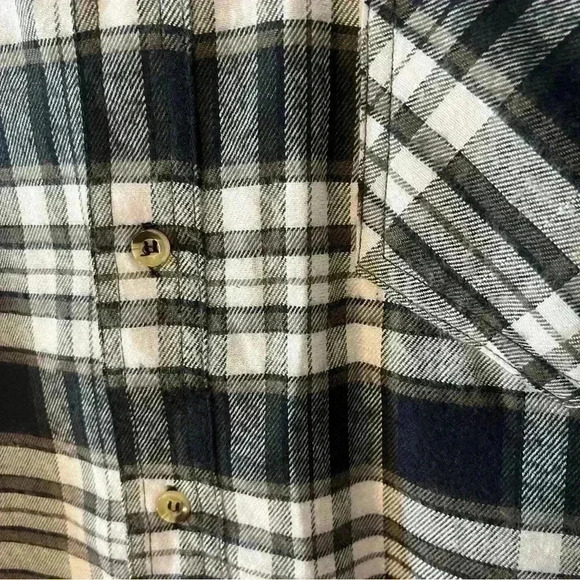 BTC Black and White Flannel Shirt NWT - Picture 2 of 6
